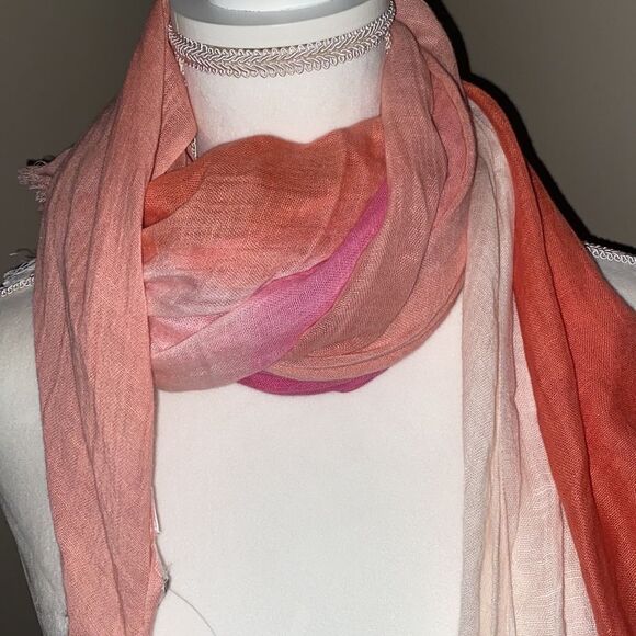 Ann Taylor Loft Tasseled Wrap/Scarf! - Picture 7 of 11